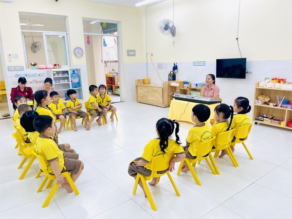Tổ chức Hội thi giáo viên giỏi cấp trường năm học 2024 - 2025 Khối Chồi, khối Lá