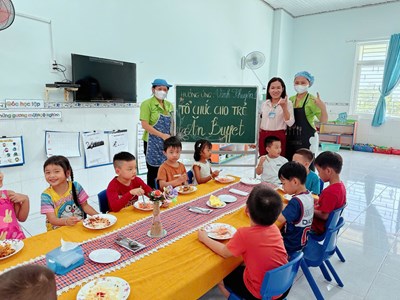 Hưởng ứng tuần lễ dinh dưỡng và phát triển từ ngày 16/10-23/10/2024
