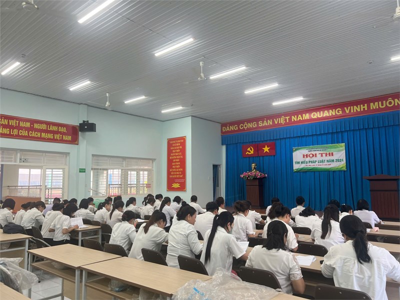 Tường mầm non Bé Ngoan 1 tổ chức  Hội thi tìm hiểu pháp luật năm 2024 