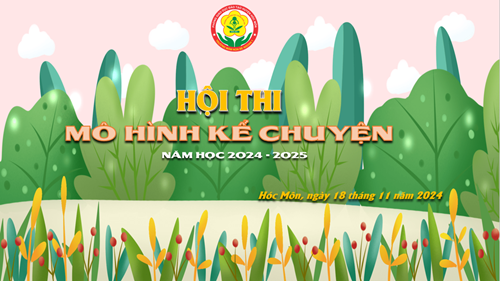 Trường Mầm non Bé Ngoan 1 tổ chức Hội Thi   Mô hình kể chuyện 