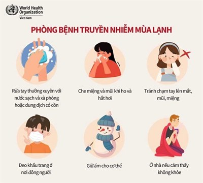 Thời tiết lạnh khiến mọi người, đặc biệt là trẻ nhỏ dễ mắc các bệnh truyền nhiễm