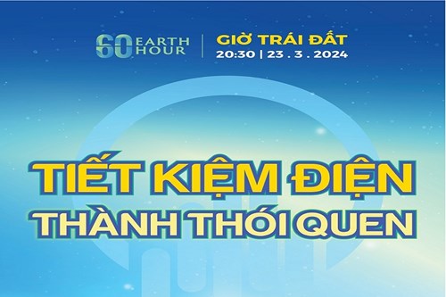 Hưởng ứng Chiến dịch Giờ trái đất năm 2024