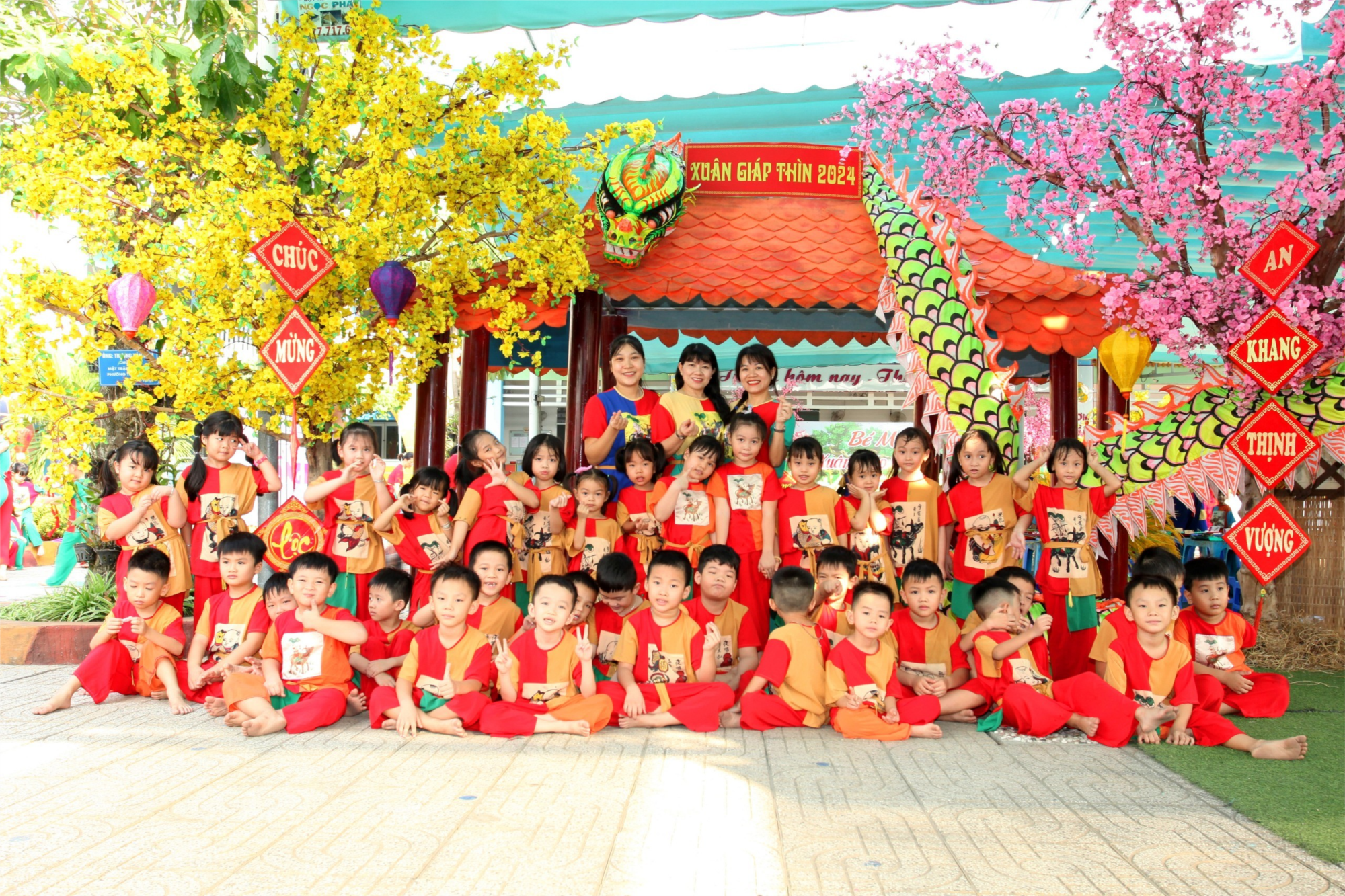 Trẻ tham gia chương trình:  Làng quê Bắc Bộ 