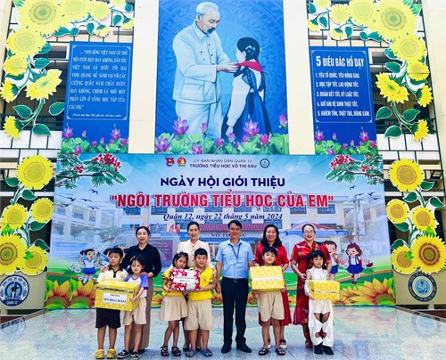 Trẻ Khối Lá tham quan trường Tiểu học Võ Thị Sáu - Quận 12.