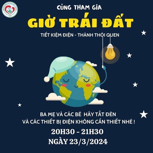 Hưởng ứng giờ trái đất 2024