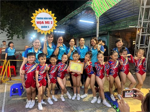 Cuộc thi “Liên hoan Aerobic khối Mầm non - Tiểu học Quận 5 năm 2024”