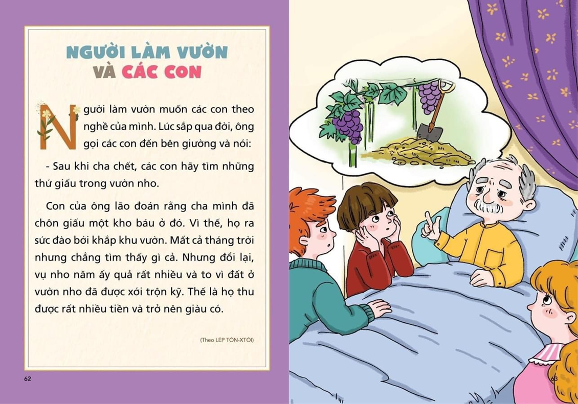 Truyện  Người làm vườn và các con 