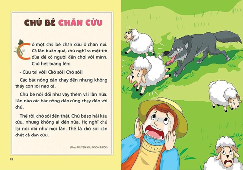 Truyện  Chú bé chăn cừu 