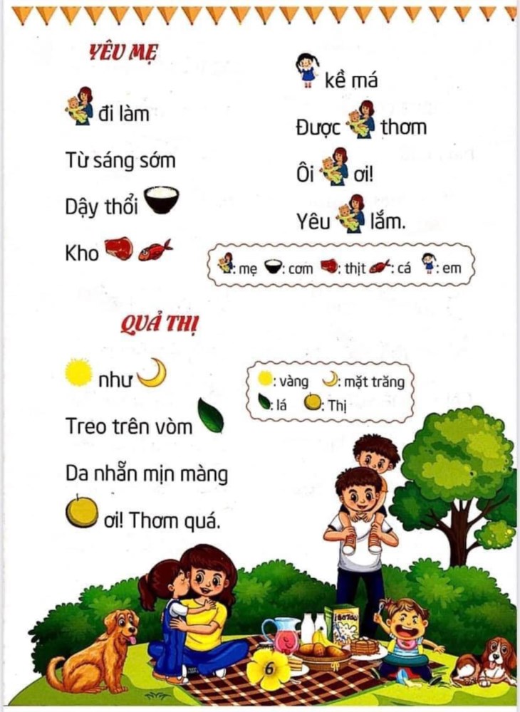Phát triển tư duy cho trẻ qua đọc thơ kèm hình_ Bài thơ  Yêu mẹ 