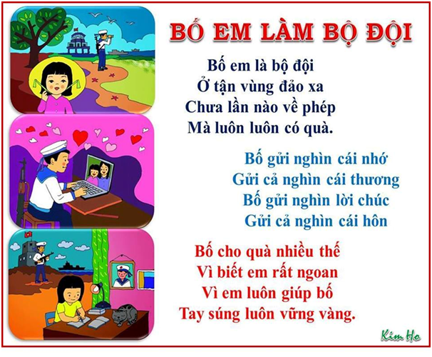 Bài Thơ_Bố em làm bộ đội