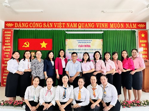 Đón đoàn kiểm định chất lượng giáo dục của Sở Giáo dục và Đào tạo Thành phố Hồ Chí Minh