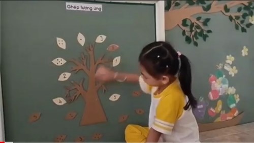 Trò chơi học tập: Ghép tương ứng số lượng - Lớp Chồi 3