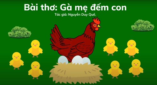 Bài Thơ : Gà Mẹ Đếm Con