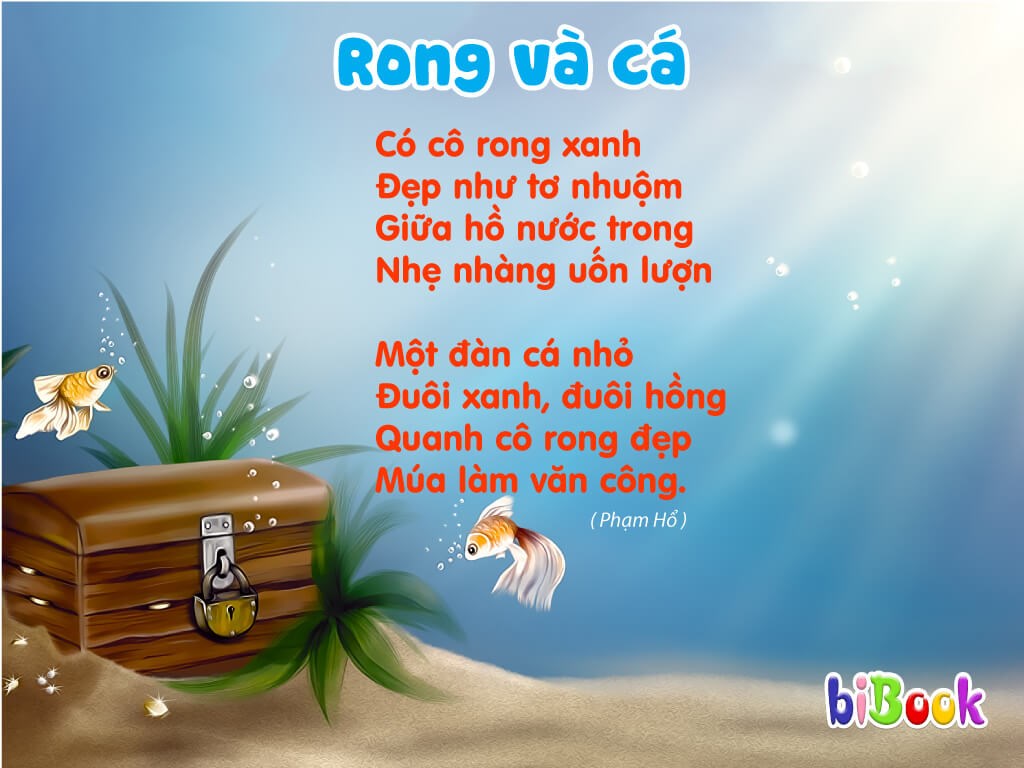 Bài thơ: Rong và cá