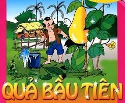 Giáo án làm quen văn học   Qủa bầu tiên 