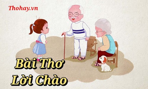 Thơ: Lời chào - Lớp Mầm 2