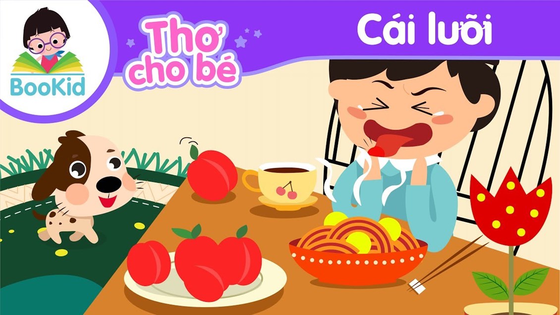 Thơ: Cái lưỡi - Lớp Mầm 2