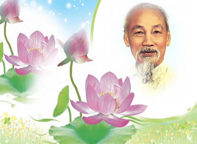 Tranh tô màu về Bác Hồ