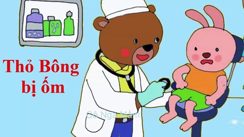 giáo án : Bài thơ . Thỏ bông bị ốm