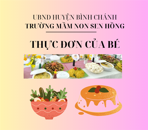 Thực đơn của trẻ (từ ngày 01-10-2024 đến ngày 31-10-2024)