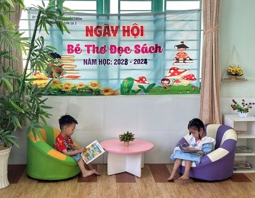 Ngày hội  Bé thơ đọc sách  năm học 2023-2024