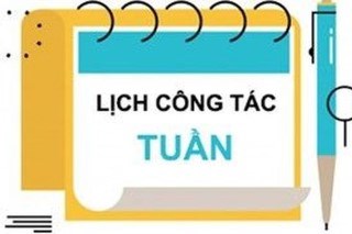 Lịch công tác tuần từ 18/3 - 25/3/2024