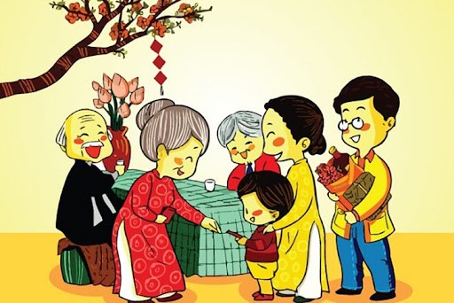 Múa Bé đón tết sang
