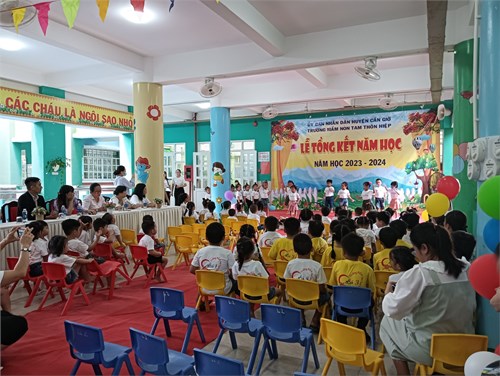 Lễ tổng kết năm học 2023 - 2024 của trường mầm non Tam Thôn Hiệp
