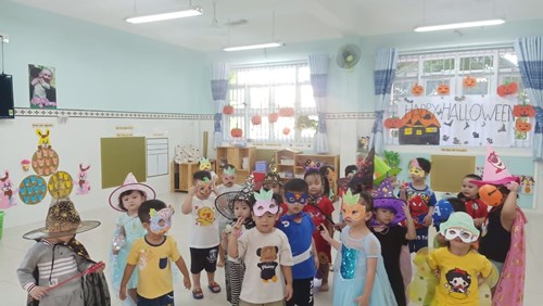 Lễ hội Halloween của các bé lớp Mầm 3