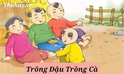 Đồng dao:  Trồng đậu trồng cà 