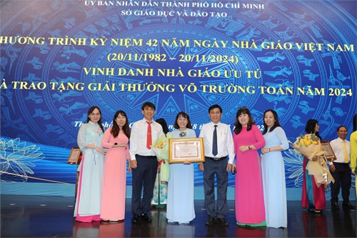 Cô Nguyễn Thị Ngọc Trâm – Niềm tự hào của Trường Mầm Non 10 khi đạt giải Võ Trường Toản năm 2024