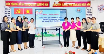 Bồi dưỡng chuyên môn hướng dẫn đánh giá sự phát triển của trẻ năm học 2023_2024