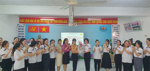 Tổng kết sinh viên thực tập trường Cao đẳng sư phạm trung ương TPHCM khóa 34 năm học 2023_2024