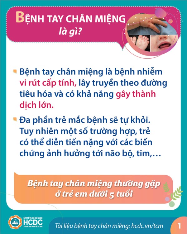 Tờ rơi điện tử Tay chân miệng