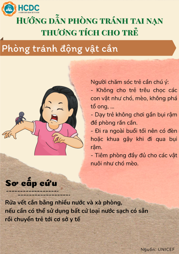 Phòng tránh động vật cắn