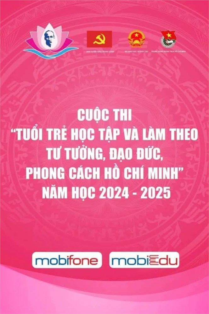 Đăng ký tham gia cuộc thi  tuổi trẻ học tập và làm theo tư tưởng, đạo đức, phong cách hồ chí minh  năm học 2024 - 2025