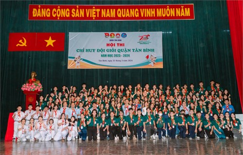 Hội thi chỉ huy đội giỏi quận tân bình năm học 2023 - 2024