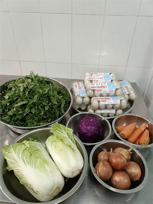 Thực đơn tháng 11/2024