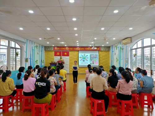 Ngày 5/1 Ban pháp luật tuyên truyền luật trẻ em đến CBGVCNV