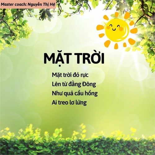 Bài thơ  Mặt trời 