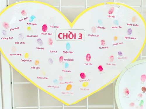 Lớp Chồi 3: Dấu vân tay dễ thương