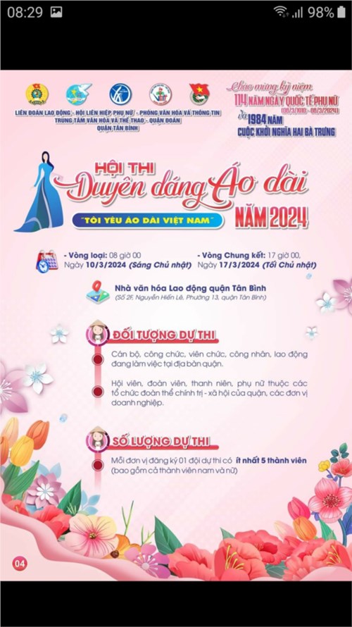 Hội thi duyên đáng áo dài năm 2024