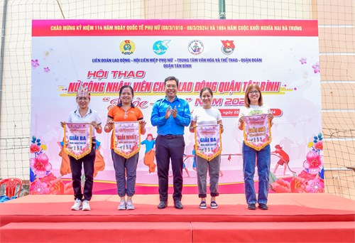 Hội thao nữ công nhân, viên chức, lao động quận Tân Bình “Khỏe – đẹp” năm 2024.