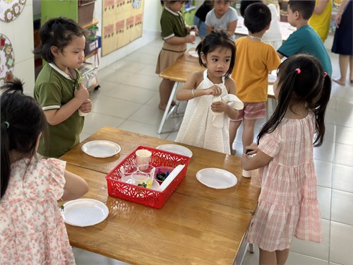 Chồi 4 : Khám phá khoa học Sự loang màu của sữa