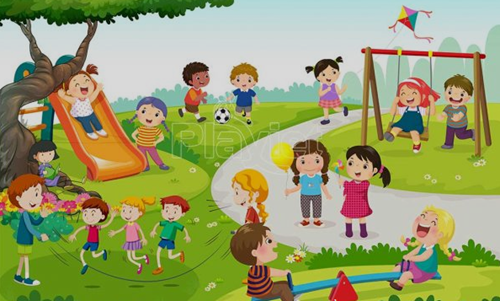 Sân, vườn trường của em