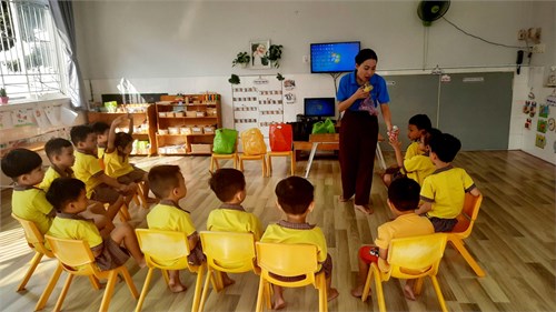 Lớp Chồi 3 học kỹ năng sống