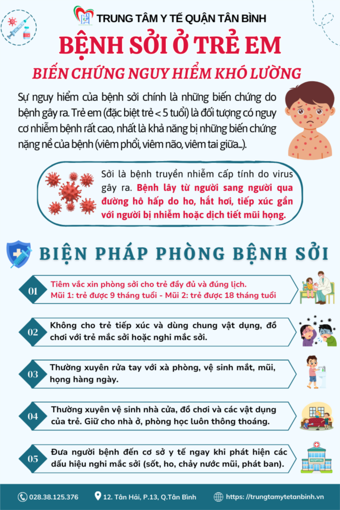 Biện pháp phòng bệnh Sởi