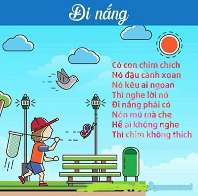 Các bài thơ hay dành cho bé