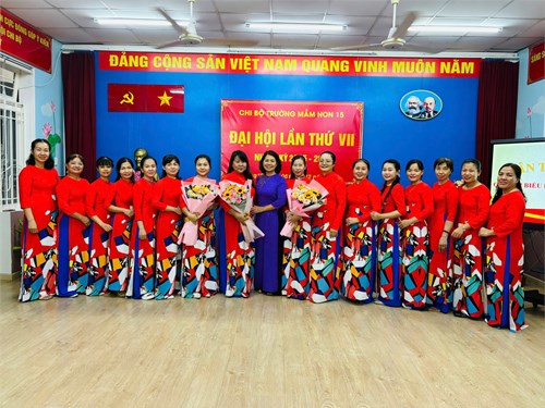 Đại hội Chi bộ Trường Mầm non 15, lần thứ VII, nhiệm kỳ 2025-2027