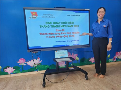 Sinh hoạt Chi đoàn chủ điểm tháng 3/2024 với chủ đề  Thanh niên xung kích tình nguyện vì cuộc sống cộng đồng 